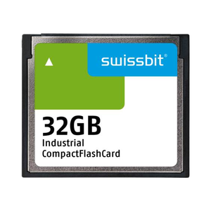 Swissbit-Tarjeta Compact Flash Industrial, SLC de 32GB, para uso industrial, de la marca, de la marca, de la tarjeta de la marca, de la marca, de la versión de la tarjeta Compact Flash SLC - Product Image 1
