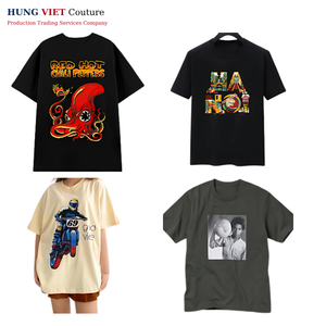 T-shirt unisexe surdimensionné à blocs de couleurs avec impression DTG d'automne et tissu Streetwear en coton à 100% vente en gros - Product Image 5