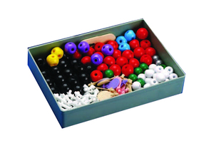 ENSEMBLE MOLÉCULAIRE-ENSEMBLE DE CHIMIE BIO-ENSEIGNANT se compose de boules moulées de différentes couleurs et tailles - Product Image 3