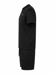 Ensemble d'été pour homme, ensemble décontracté imprimé, ensemble sportif 2 pièces, t-shirt en coton à manches courtes, short en tissu éponge, taille plus, option XXL, logo personnalisable - Product Image 2