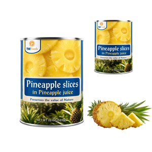 International Standard Hot Sale Wholesale Price Tasty Canned <b>Pineapple</b> in <b>Pineapple</b> Juice Packed in A10 Can - Product Image 1