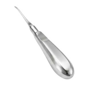 Elevador Dental Curvo Premium PZB de 150 mm |   Elevador PDL de Acero Inoxidable para Extracciones Dentales Atraumáticas - Product Image 2