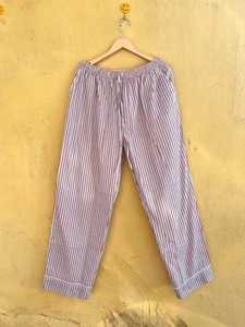 Conjunto de Pijama de Algodón a Rayas para Mujer, Manga Larga, Cintura Elástica, Ropa de Dormir Clásica, Material de Popelina Suave, para Primavera - Product Image 2
