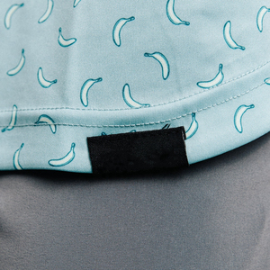 Polo de Hombre Azul Claro con Estampado de Plátanos, Manga Corta, Tejido de Poliéster, Informal, Transpirable, Ropa de Golf - Product Image 6