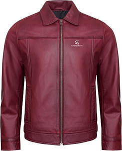 Veste en cuir véritable pour homme, style classique vintage, motard, hiver, décontractée, vêtement d'extérieur, qualité supérieure, vente en gros OEM 2026 - Product Image 2