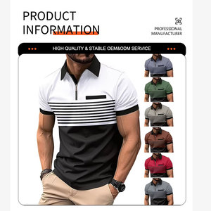 Nouveauté en gros : Polo et short élégants pour hommes, t-shirt personnalisé avec logo imprimé, tissu doux, grandes tailles, prix abordable - Product Image 4