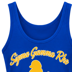 Débardeur Femme Sigma Gamma Rho Personnalisé, T-shirt Sans Manches à Lettres Grecques, Tenue Décontractée Sportive, Mode Estivale - Product Image 3