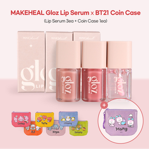 Sérum Labial Gloz con Vitamina E y Fórmula Líquida X BT21 Estuche para Monedas (1 unidad) |   Cuidado Labial Hidratante MAKEHEAL K-Beauty - Product Image 2