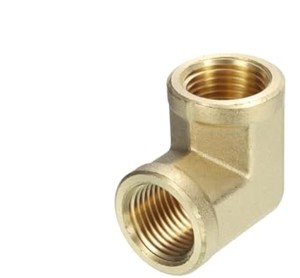 ข้อต่อท่อทองเหลืองแบบลดขนาด หัวเหลี่ยม ข้อต่อ NPT 90 องศา สำหรับงานประปา (AOL-016) - Product Image 1