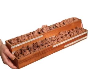 ถาดใส่ช็อคโกแลตทำจากไม้อะคาเซียสำหรับเสิร์ฟพร้อมของชำร่วย - Product Image 3