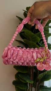 Bolso de mano de noche con cuentas de cristal hecho a mano, nuevo bolso de moda para mujer para fiestas, bodas y eventos de gala para damas por UO. - Product Image 2