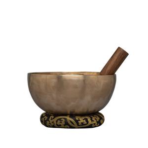 Ensemble de bols chantants tibétains martelés à la main pour la méditation et la thérapie sonore, instrument artisanal en laiton pour la guérison des chakras et le yoga - Product Image 4