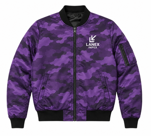Premium Quality Men's <b>Camouflage</b> Bomber Jacket Custom Streetwear Flight Jacket Windproof Zip Up Outdoor Casual Jacket OEM ODM - Product Image 2