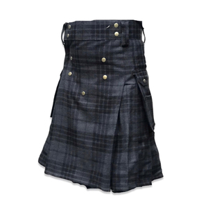 Kilt Escocés a Cuadros con Contraste de Color, Tartán Tradicional de Alta Calidad, Kilt de las Tierras Altas y Escocés para Hombres y Mujeres, Venta al Por Mayor - Product Image 1