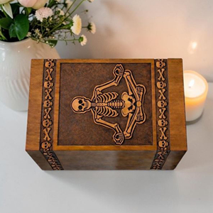 Custom Engraved Wooden Resin Urn <b>Box</b>: Pet/Human <b>Memorial</b> Keepsake urn <b>Memorial</b> Keepsake by AYAANS - Product Image 4
