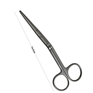 Ciseaux nettoyants en acier inoxydable, outil à tige inclinée de 14.5cm, de haute qualité - Product Image 1