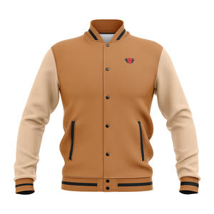 Veste de baseball universitaire vintage personnalisée pour homme, de haute qualité, col montant, personnalisable sur le devant, sports d'hiver, laine/polyester - Product Image 5