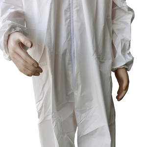 Combinaison de protection jetable microporeuse de type 5/6 pour salle blanche, vêtements de protection jetables - Product Image 4