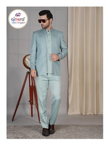 Conjunto de Traje Formal para Hombre Ajmera, Elegante Conjunto de Blazer para Bodas, Fiestas, Eventos de Oficina, Estilo Moderno - Product Image 2