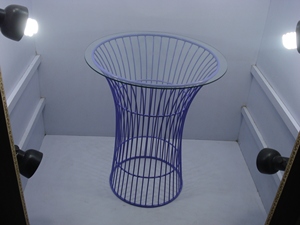 <b>Iron</b> Powder Coated Wire <b>Table</b> - Product Image 1