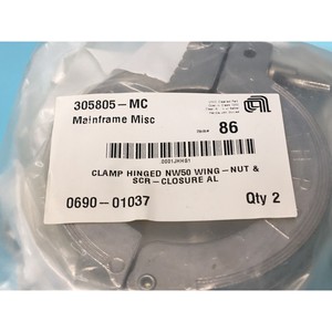 2 AMAT AMAT 0690-01037 Clamp Hinged NW50 Wing-NUT - อุปกรณ์และชิ้นส่วนเซมิคอนดักเตอร์ระดับโลกที่เชื่อถือได้ - Product Image 3