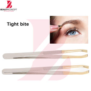 Pince à épiler pour sourcils en acier inoxydable, outil de beauté de précision avec une large gamme d'applications pour pincer les sourcils et le maquillage du visage - Product Image 6