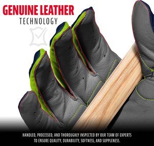 ถุงมือตีเบสบอล - ถุงมือตีเบสบอล + ซอฟต์บอล - ถุงมือตีเบสบอลแบบมีแผ่นรองสำหรับผู้ใหญ่ - หลายสี - Product Image 2