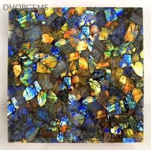 หินธรรมชาติ ลาบราดอไรต์หลากสี คริสตัลเจียระไน สำหรับตกแต่ง โต๊ะ เก้าอี้ หรือเฟอร์นิเจอร์ ขายส่ง - Product Image 2