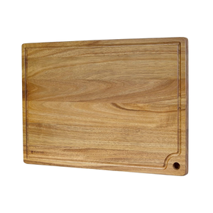 Planche à découper en bois d'acacia en gros avec rainure pour jus et trou pour poignée, logo gravé, faible MOQ, du Vietnam - Product Image 2