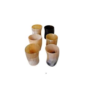 Coupe à bière artisanale en corne de buffle viking écologique, personnalisable avec logo, pour fêtes, en corne indienne polie, idéale pour les boissons courtes - Product Image 3