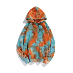 Sudaderas con Capucha de Secado Rápido y Transpirables con Estampado Tie Dye, Impresión de Logotipo Personalizada, Sudaderas de Alta Calidad, MOQ Bajo - Product Image 1