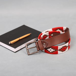 Ceinture de polo équestre traditionnelle pour homme, fabrication artisanale en cuir, confort, flexibilité, durabilité, style intemporel, design en alliage - Product Image 4