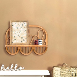 Mini estante de mimbre para colgar en la pared, moderno y único, de alta calidad, venta al por mayor, en Vietnam - Product Image 2