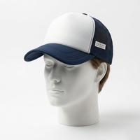 Gorra de béisbol de malla con logo personalizado, gorra deportiva de poliéster ajustable con tira, venta al por mayor directa del fabricante OEM