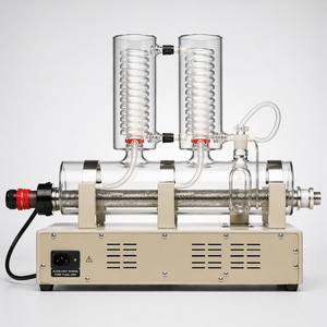Unidad de Destilación de Agua Pura de Doble Etapa de Vidrio Borosilicato para Laboratorio, 4 Litros por Hora - Product Image 6