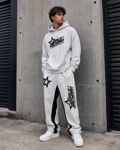 Ensemble de sweat-shirts à capuche pour homme World Richman, couleur personnalisée, coton molletonné, streetwear décontracté, design imprimé, vêtements d'hiver - Product Image 5