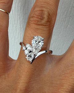 Arin/Or 18K/14K avec diamants naturels certifiés GIA/IGI, designs modernes ou personnalisés avec des bagues en diamant de faible quantité minimale de commande - Product Image 4