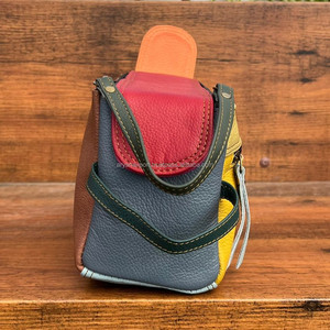 กระเป๋าเครื่องสำอางหนังรีไซเคิลกระเป๋าเครื่องสำอางดีไซน์หรูหราออกแบบได้ตามที่ต้องการกระเป๋าเดินทางหนังสีสันสดใส - Product Image 5