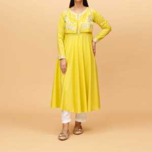 Camisa larga Cambric adornada para mujer PS4201 1 blusa elegante - Product Image 3