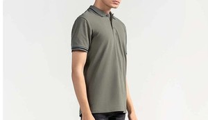 Mens Plain Color <b>Polo</b> <b>Shirt</b> Soft Breathable Comfortable Everyday Office Golf Clothing Custom Printing Embroidery Wholesale - Product Image 2