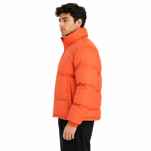 Vestes matelassées personnalisées pour hommes, col montant, hiver, rembourrées, résistantes à l'eau, chaudes, décontractées, pour l'extérieur, OEM, vente en gros - Product Image 4