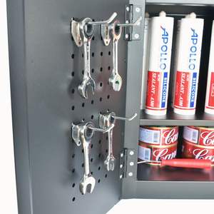 Coffre à outils mural en acier enduit de poudre supporté par OEM armoire de rangement de garage pour l'atelier industrie boîte paquet disponible - Product Image 4