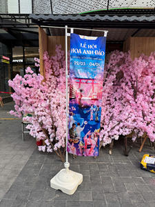 Wholesale Custom Feather <b>Flag</b> Banner with Pole Outdoor Advertising Rectangle Promotional <b>Flag</b> Banner for Outdoor Marketing - Product Image 5