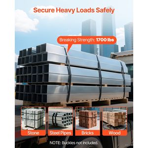 Bobina di Nastro in Acciaio 3/4 X 0,02 X 1640 ft, Rotolo di Banding Metallico per Ambienti Difficili, Resistenza alla Rottura 1700 Libbre - Product Image 2