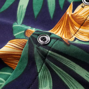 Nueva Llegada, Camisas de Esmoquin Transpirables con Botones, Estilo Hawaiano Floral, Personalizadas con Impresión 3D para Hombre, Tallas Grandes - Product Image 4