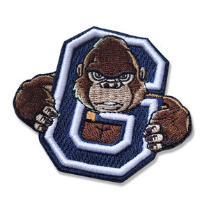 Patchs brodés en tissu éponge épais, motifs têtes de tigre et de lion, accessoires vestimentaires, fourniture en gros d'usine, badges brodés animaux pour Jack - Product Image 4