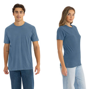 Camisetas de hombre estilo urbano, lisas, 180g, 100% algodón/spandex/nailon, etiquetas privadas en el cuello, etiquetas colgantes y embalaje. - Product Image 5