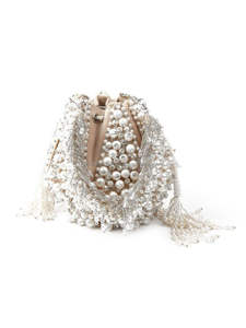 กระเป๋าพอตลีสีแดงประกายสุดฮอตกระเป๋าสายกระจกสำหรับงานปักลายกระเป๋าถือพอตลีปักลายสำหรับงานฝีมือสุดหรู - Product Image 4