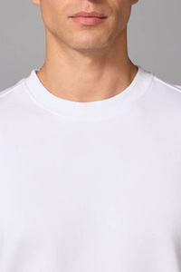 Sweat-shirt polaire uni pour homme, col rond, manches longues, chaud pour l'hiver, mélange de coton, prix usine OEM ODM, vente en gros - Product Image 5