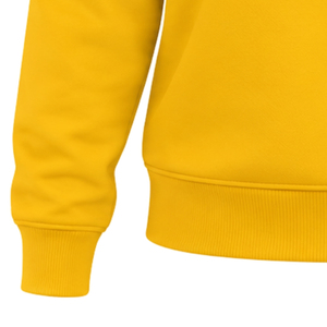Gold Yellow Women Crew Neck Sweatshirt Greek Letter 1922 Graphic <b>Long</b> Sleeve Pullover <b>Top</b> with White Double Sleeve Stripes - Product Image 6